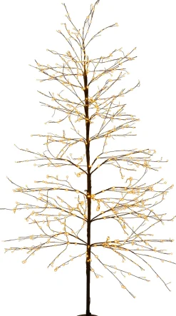 Anna's Collection decoratieboom buiten met verlichting 50 x 50 x 180 cm