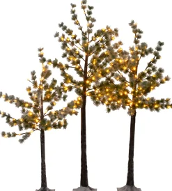 Anna's Collection decoratieboom buiten met verlichting D 55 H 180 cm