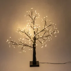 Anna's Collection decoratieboom eik met verlichting H 60 cm