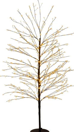 Anna's Collection decoratieboom buiten met verlichting knipper 40 x 40 x 150 cm