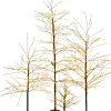 Anna's Collection decoratieboom buiten met verlichting knipper 30 x 30 x 120 cm