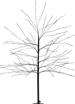 Anna's Collection decoratieboom buiten met verlichting knipper 30 x 30 x 120 cm