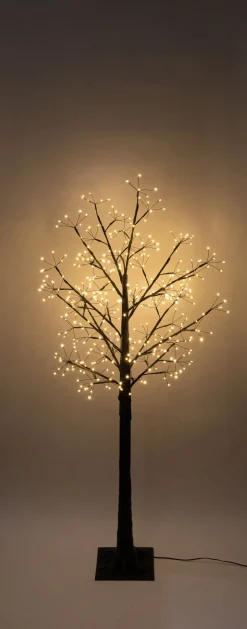 Anna's Collection decoratieboom eik met verlichting H 120 cm