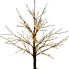 Anna's Collection decoratieboom buiten met verlichting 15,5 x 15,5 x 55 cm