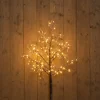 Anna's Collection decoratieboom berk met verlichting H 130 cm