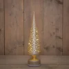 Anna's Collection decoratieboom beige twinkel D 10 H 39 cm