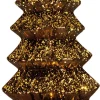 Anna's Collection decoratieboom brons met verlichting D 13,5 H 26 cm
