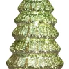 Anna's Collection decoratieboom groen met verlichting D 13,2 H 30 cm