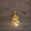 Anna's Collection decoratieboom Daron goud met verlichting D 8 H 12,5 cm