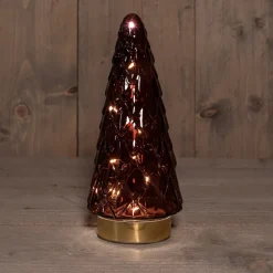 Anna's Collection decoratieboom rood D 10,5 H 24,5 cm