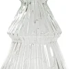Anna's Collection decoratieboom Timbor transparant met verlichting 15 x 15 x 28,5 cm