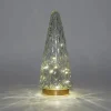 Anna's Collection decoratieboom Timbor transparant met verlichting 13 x 13 x 28,5 cm