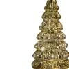 Anna's Collection decoratieboom Daron goud met verlichting D 9,5 H 18,5 cm