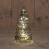Anna's Collection decoratieboom Daron grijs met verlichting D 9,5 H 18,5 cm
