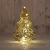 Anna's Collection decoratieboom oranje met verlichting 15,7 x 9,3 x 24 cm