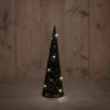 Anna's Collection decoratieboom zwart met verlichting D 12,5 H 40 cm