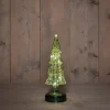 Anna's Collection decoratieboom Daron groen met verlichting D 9,5 H 27,5 cm