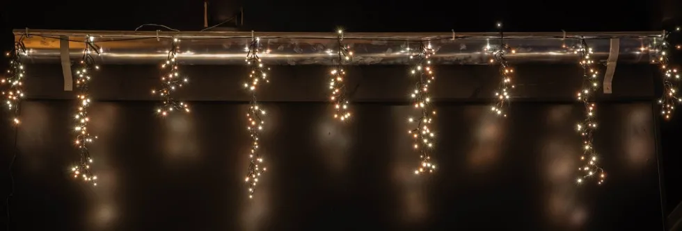 Anna's Collection ijspegelverlichting met 1032 lampjes knipper luxury 7 m