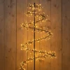Anna's Collection kerstboom Swirl zwart met 480 lampjes classic warm D 67 H 120 cm
