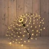 Anna's Collection kersthanger paraplu zwart met verlichting 85 x 85 x 53 cm