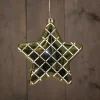 Anna's Collection kersthanger Cosma ster goud met verlichting 20 x 6,5 x 19 cm