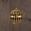 Anna's Collection kersthanger Ruit goud met verlichting D 12 cm