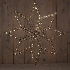 Anna's Collection kerstster met verlichting 73 x 73 cm