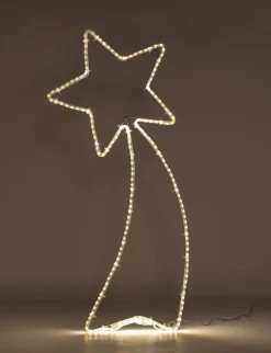 Anna's Collection kerstster vallende ster met verlichting 67 x 27 cm