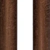Anna's Collection LED dinerkaars Rustiek brons D 2 H 18 cm 2 stuks