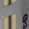 Anna's Collection LED dinerkaars crème D 2,5 H 23 cm 2 stuks