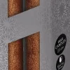 Anna's Collection LED dinerkaars koper D 2 H 23 cm 2 stuks