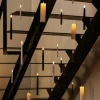 Anna's Collection LED dinerkaars zwevend wit D 2 H 28,5 cm 5 stuks