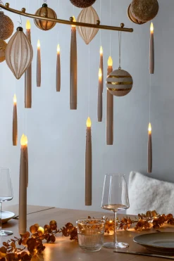 Anna's Collection LED dinerkaars zwevend wit D 2 H 28,5 cm 5 stuks