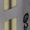 Anna's Collection LED dinerkaars met timer ivoor D 2 H 18 cm 2 stuks