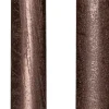 Anna's Collection LED dinerkaars brons D 3 H 23 cm 2 stuks