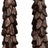 Anna's Collection LED dinerkaars met afstandsbediening Rambu brons D 3 H 27 cm