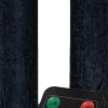 Anna's Collection LED dinerkaars Tara met timer blauw D 2,2 H 18 cm 2 stuks