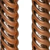Anna's Collection LED dinerkaars Swirl koper D 2,1 H 25 cm 2 stuks