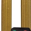 Anna's Collection LED dinerkaars Rib met timer goud D 2,1 H 23 cm 2 stuks