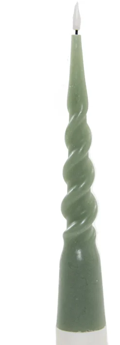 Anna's Collection LED dinerkaars Swirl groen D 2 H 29 cm