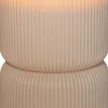 Anna's Collection LED kaars in pot beige D 13 H 17 cm
