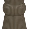 Anna's Collection LED kaars in pot groen D 8 H 17 cm