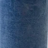 Anna's Collection LED stompkaars Rustiek donker blauw D 7,5 H 15 cm