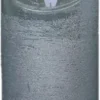 Anna's Collection LED stompkaars met timer zilver D 7,5 H 12,5 cm
