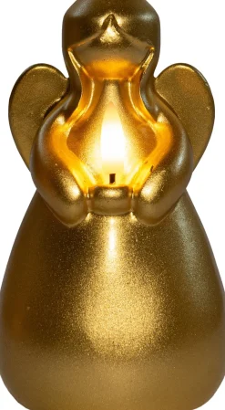 Anna's Collection LED stompkaars Ange engel goud D 8 H 14,5 cm