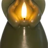 Anna's Collection LED stompkaars Ange engel groen D 8 H 14,5 cm
