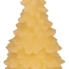 Anna's Collection LED stompkaars Tambu kerstboom ivoor D 9,5 H 15 cm