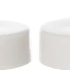 Anna's Collection LED waxinelicht met timer wit D 6 H 4,5 cm 2 stuks