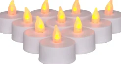 Anna's Collection LED waxinelicht wit D 4 H 3,5 cm