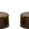 Anna's Collection LED waxinelicht met timer zwart D 6 H 4,5 cm 2 stuks